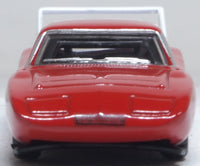 Oxford 87DD69005 1969 Dodge Charger Daytona, Charger Red/White, 1:87 scale, front view