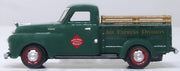 Oxford 87DP48004 1948 Dodge B-1B Pickup Railway Express Agency, Dark Green/REA, 1:87 scale, driver-side profile