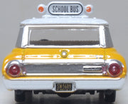 Oxford 87FC64002 1964 Ford Country Station Wagon Central School Bus, 1:87 scale, rear view