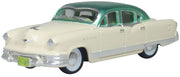 Oxford 87KM53001 1953 Kaiser Manhattan, Stardust Ivory/Jade Green, 1:87 scale, front three-quarter view