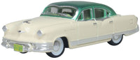 Oxford 87KM53001 1953 Kaiser Manhattan, Stardust Ivory/Jade Green, 1:87 scale, front three-quarter view