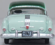 Oxford 87PC54005 1954 Pontiac Chieftain 4-Door Sedan, Shannon Green/Brookmere Green, 1:87 scale, rear view