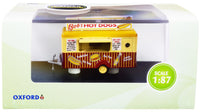 Oxford 87TR001 Bob’s Hot Dogs Mobile Food Trailer, 1:87 scale, trailer in display packaging