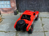 Custom Hot Wheels - Toyota Tacoma Off Road Baja Truck - Red and Black Holley - Red Mag Wheels - Goodyear Off Road Rubber Tires