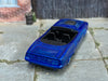 Custom Hot Wheels - Plymouth Barracuda - Blue - Gray 6 Spoke Wheels - Rubber Tires