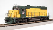 Broadway Limited Imports HO EMD GP35, CNW 827, Green & Yellow, Paragon4 Sound/DC/DCC — product view 3