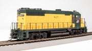 Broadway Limited Imports HO EMD GP35, CNW 827, Green & Yellow, Paragon4 Sound/DC/DCC — product view 4