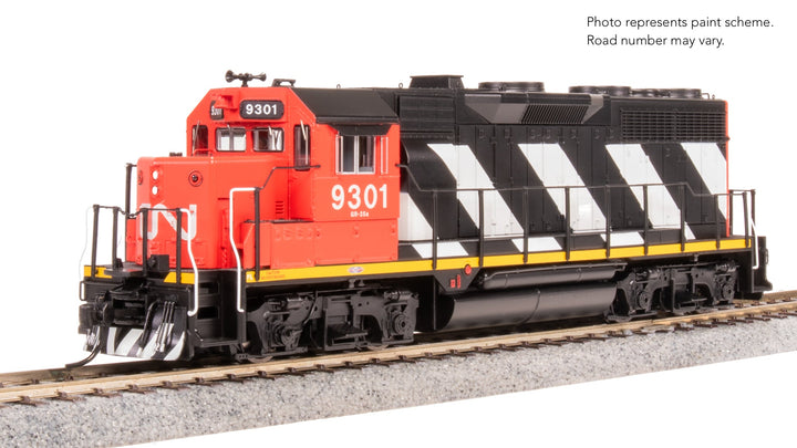 Broadway Limited Imports HO EMD GP35, CN 4001, Zebra Stripes, Paragon4 Sound/DC/DCC — product view 1
