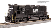 Broadway Limited Imports HO EMD GP35, N&W 203, Black w/ White, High Hood, Paragon4 Sound/DCC/DC — product view 2