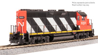 Broadway Limited Imports HO EMD GP35, CN 4001, Zebra Stripes, No-Sound / DCC-Ready — product view 2