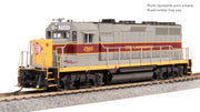 Broadway Limited Imports HO EMD GP35, EL 2560, Gray/Maroon/Yellow, No-Sound / DCC-Ready — product view 1