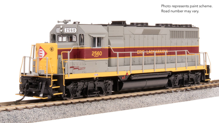Broadway Limited Imports HO EMD GP35, EL 2560, Gray/Maroon/Yellow, No-Sound / DCC-Ready — product view 1