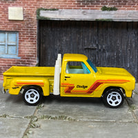 Loose Hot Wheels - 1978 Dodge Lil' Red Express - Yellow and Red