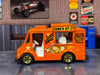 Loose Hot Wheels - Quick Bite Food Truck - Texas Saucy Sanders - Orange