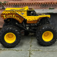 Loose Hot Wheels Monster Jam - Monster Truck- Earth Shaker - Yellow and Black
