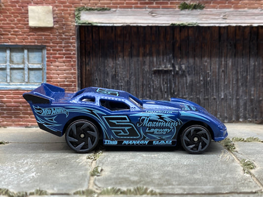 Loose Hot Wheels - Maximum Leeway Dirt Modified - Blue 5