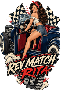 Rev Match Rita Hot Rod artwork close-up
