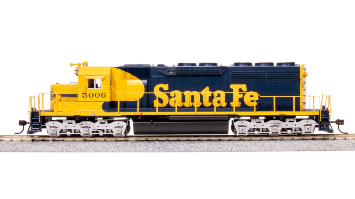 Broadway Limited Imports HO EMD SD40, ATSF 5006, Blue/Yellow Warbonnet, No-Sound / DCC-Ready — product view 1