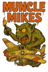 Monster Mugs 012 Hot Rod Coffee Mug — Muncle Mikes artwork close-up