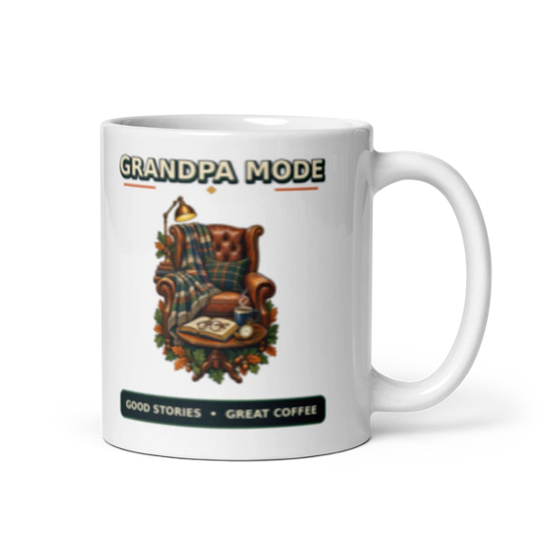 Grandpa Mode / Good Stories Great Coffee product mockup