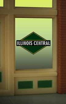 Miller Engineering Il Centeral Window Sign — exact product reference