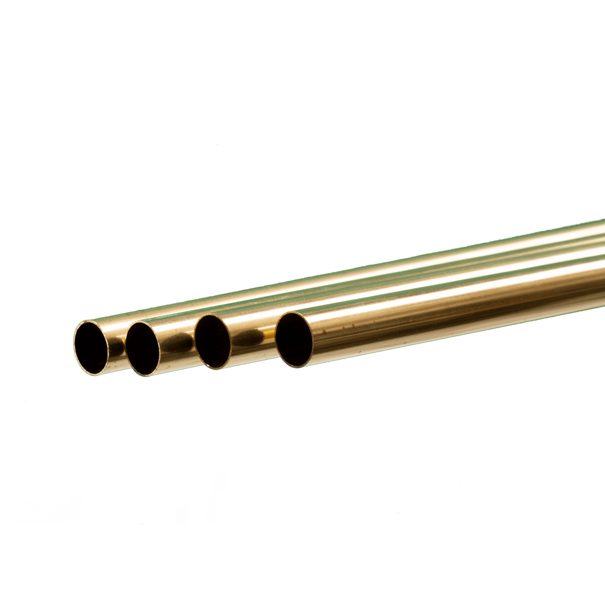 Round Brass Tube: 7/16" OD x 0.014" Wall x 36" Long (4 Pieces) — exact K&S Engineering product reference