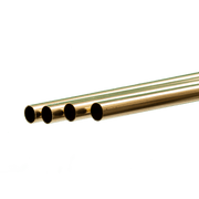 Round Brass Tube: 7/16" OD x 0.014" Wall x 36" Long (4 Pieces) — exact K&S Engineering product reference