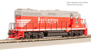 Broadway Limited Imports HO EMD GP30, BN 2250, CBQ Chinese Red w/ BN patch, Paragon4 Sound/DC/DCC — product view 4