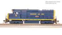 Broadway Limited Imports HO EMD GP30, C&O 3034, As-Delivered, Paragon4 Sound/DC/DCC — product view 1