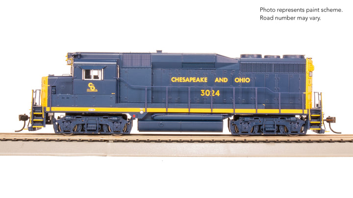 Broadway Limited Imports HO EMD GP30, C&O 3034, As-Delivered, Paragon4 Sound/DC/DCC — product view 1