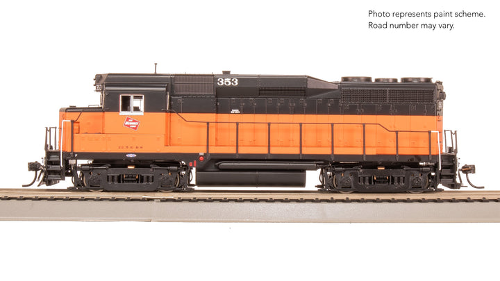 Broadway Limited Imports HO EMD GP30, MILW 354, Orange & Black, Paragon4 Sound/DC/DCC — product view 1