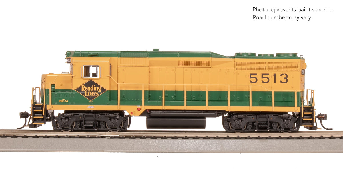 Broadway Limited Imports HO EMD GP30, RDG 5520, Green & Yellow, Paragon4 Sound/DC/DCC — product view 1