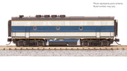 Broadway Limited Imports N EMD F3 A/B, Demo 754A1/754B1, Blue & Aluminum, A-unit Paragon4 Sound/DC/DCC, Unpowered B — product view 5