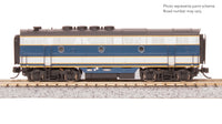 Broadway Limited Imports N EMD F3 A/B, Demo 754A1/754B1, Blue & Aluminum, A-unit Paragon4 Sound/DC/DCC, Unpowered B — product view 5