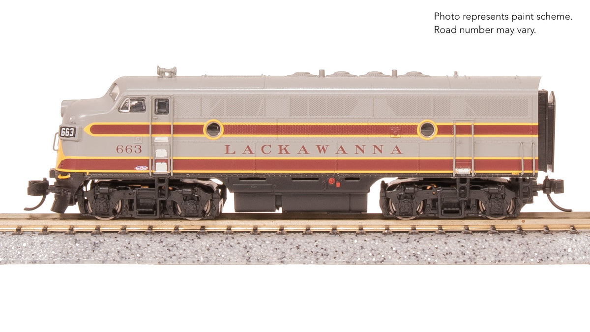 Broadway Limited Imports N EMD F3A, DLW 663, As Appears Today, Paragon4 Sound/DC/DCC — product view 1