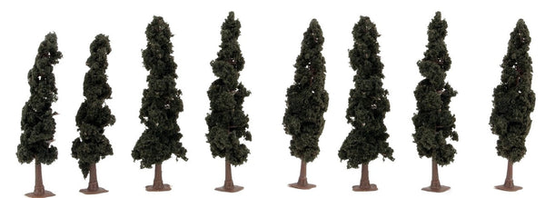 JTT Scenery Products 92134 Conifer Trees, 4" to 4-1/2" (8) — exact product view