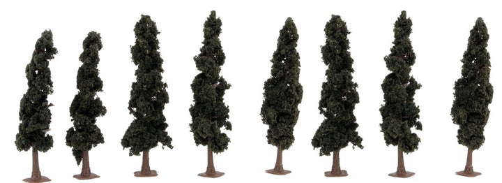 JTT Scenery Products 92134 Conifer Trees, 4" to 4-1/2" (8) — exact product view