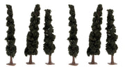 JTT Scenery Products 92135 Conifer Trees, 5-1/2" to 6" (6) — exact product view
