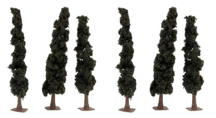 JTT Scenery Products 92135 Conifer Trees, 5-1/2" to 6" (6) — exact product view