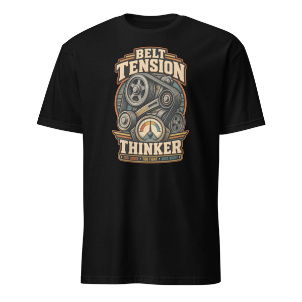 Belt Tension Service unisex T-shirt product mockup