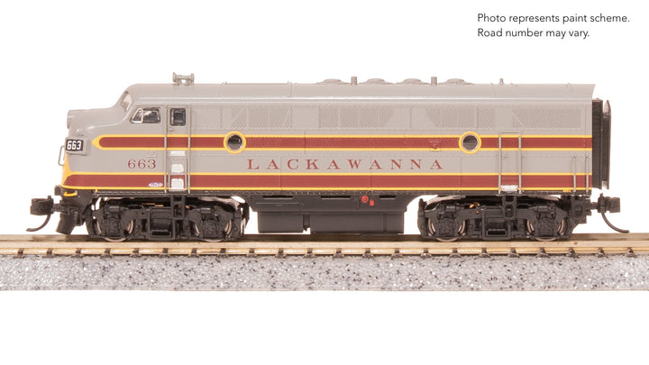 Broadway Limited Imports N EMD F3A, DLW 663, As Appears Today, No-Sound / DCC-Ready — product view 1