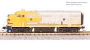 Broadway Limited Imports N EMD F7 AB, ATSF 341/345A, Yellow Warbonnet, A-unit Paragon4 Sound/DC/DCC, Unpowered B — product view 1