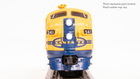 Broadway Limited Imports N EMD F7 AB, ATSF 341/345A, Yellow Warbonnet, A-unit Paragon4 Sound/DC/DCC, Unpowered B — product view 5