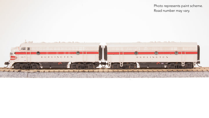 Broadway Limited Imports N EMD F7 AB, CBQ 169A/169B, A-unit Paragon4 Sound/DC/DCC, Unpowered B — product view 1