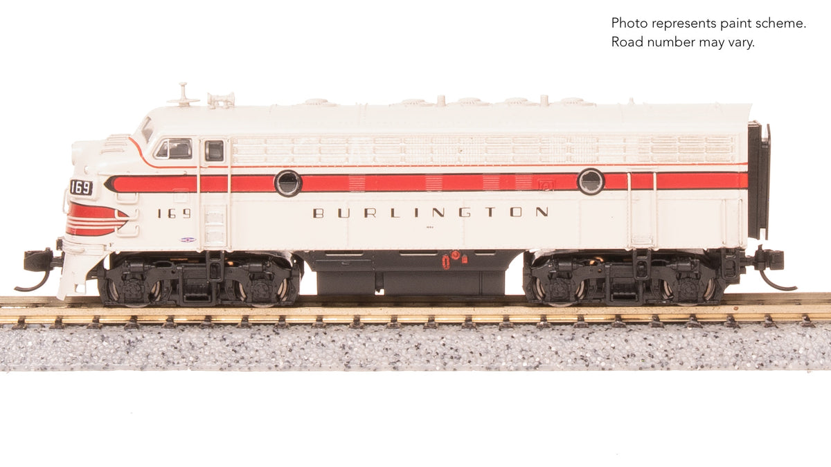 Broadway Limited Imports N EMD F7A, CBQ 169C, Paragon4 Sound/DC/DCC — product view 1