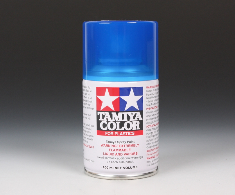 Tamiya TS-72 Clear Blue Spray Paint 100ml - 85072 - product image