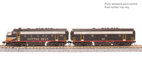 Broadway Limited Imports N EMD F7AB, Cotton Belt 927/928, Black Widow Scheme, A-unit Paragon4 Sound/DC/DCC, Unpowered B — product view 1