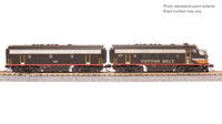 Broadway Limited Imports N EMD F7AB, Cotton Belt 927/928, Black Widow Scheme, A-unit Paragon4 Sound/DC/DCC, Unpowered B — product view 2