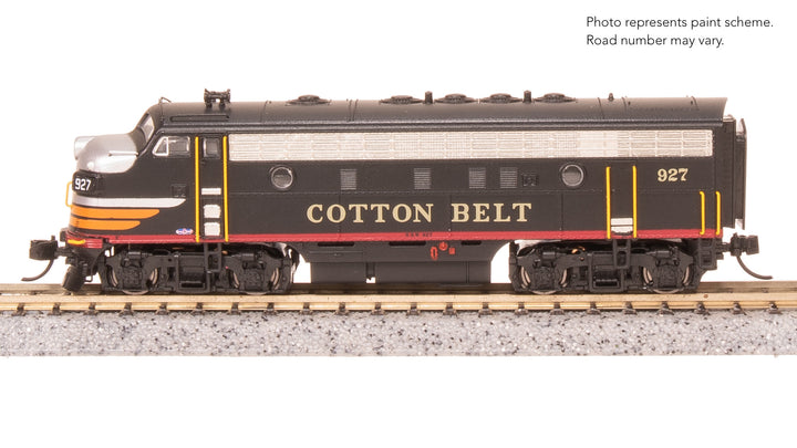 Broadway Limited Imports N EMD F7A, Cotton Belt 931, Black Widow Scheme, Paragon4 Sound/DC/DCC — product view 1