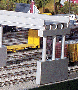 Rix Products N 162 Modern Highway Overpass, 50' Deck with Pier — exact product view